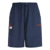Gucci Solid Color Casual Shorts Dark Blue