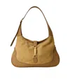 Gucci Solid Color Handbag In Brown