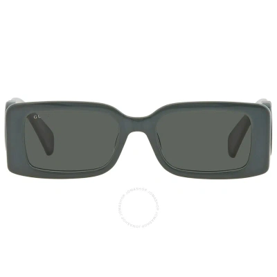 Gucci Solid Smoke Grey Rectangular Ladies Sunglasses Gg1325s 003 54