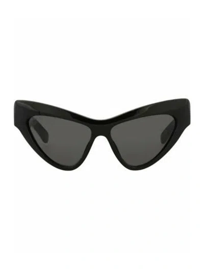 Pre-owned Gucci Solid Sunglasses W/ Tags In Black