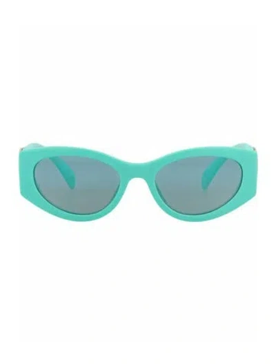 Pre-owned Gucci Solid Sunglasses W/ Tags In Blue