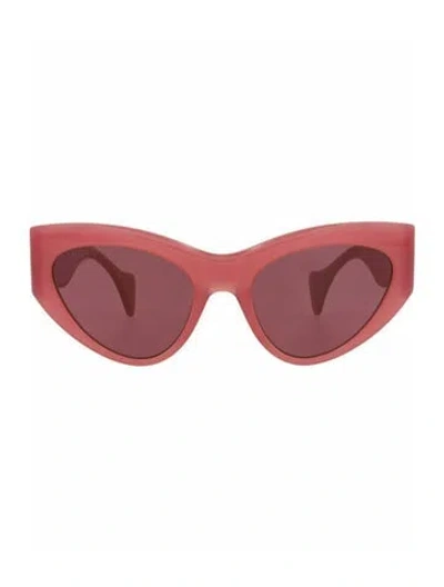 Pre-owned Gucci Solid Sunglasses W/ Tags In Pink