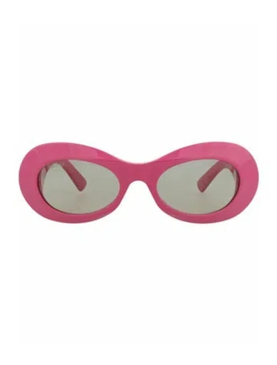 Pre-owned Gucci Solid Sunglasses W/ Tags In Pink