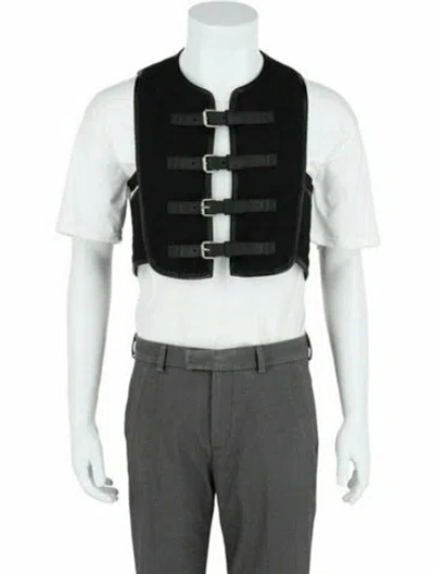 Pre-owned Gucci Solid Vest W/ Tags In Black