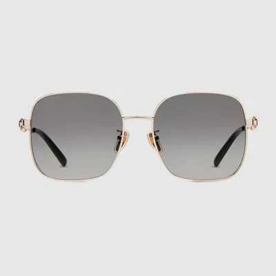 Gucci Sonnenbrille Mit Eckigem Rahmen In Multi