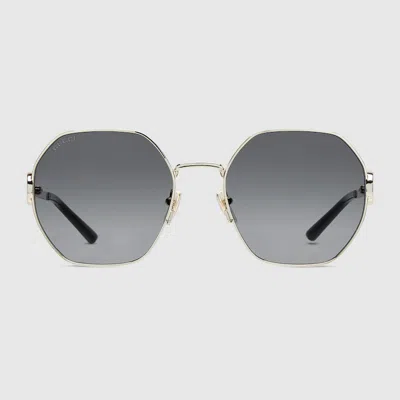 Gucci Sonnenbrille Mit Ovalem Rahmen In Multi