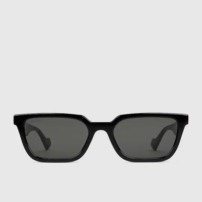 Gucci Rectangular-frame Sunglases In Black
