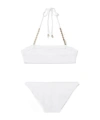 Gucci Sparkling Jersey Bikini In White