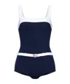 Gucci Sparkling Jersey Swimsuit In Black