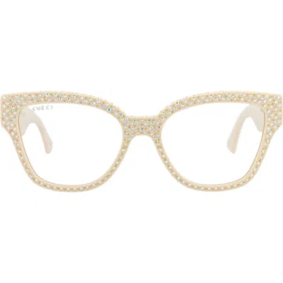 Gucci Special Edition 54mm Cat Eye Sunglasses In Neutral