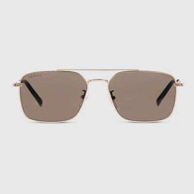 Gucci Specialized Fit Rectangular Sunglasses
