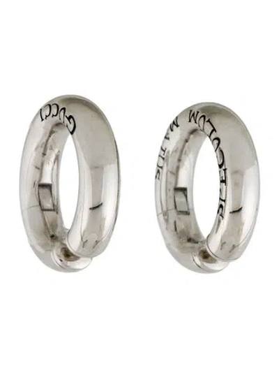 Pre-owned Gucci Speculum Majus Hoop Ear Cuff Earrings In Multi