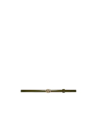 Gucci Spice Lux Leather Belt In Brown