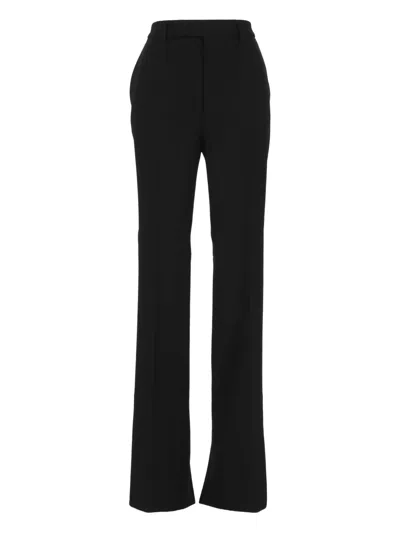 Gucci Split Trousers In Black