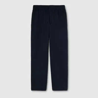 Gucci Cotton Jersey Sportswear Pants In Blue