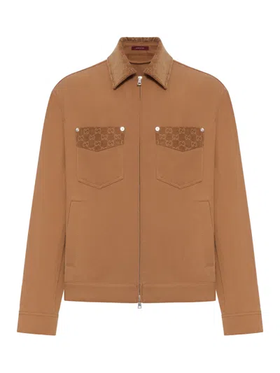 GUCCI SPW JACKET IN HEAVY COTTON CANVAS