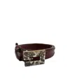 Gucci Square Buckle Belt In Black