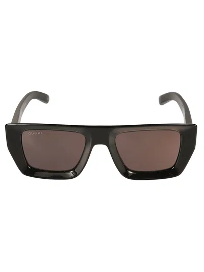Gucci Square Classic Sunglasses In Brown