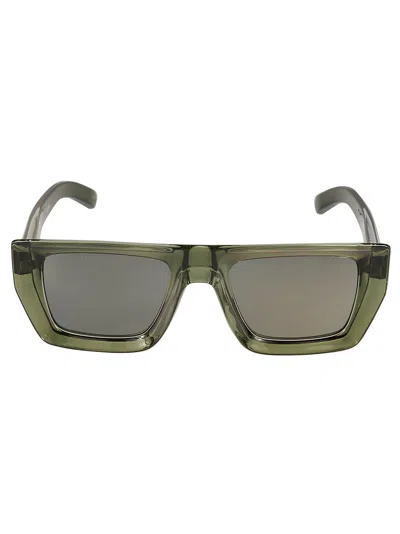 Gucci Square Classic Sunglasses In Green-green-grey
