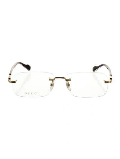 Pre-owned Gucci Square Eyeglasses