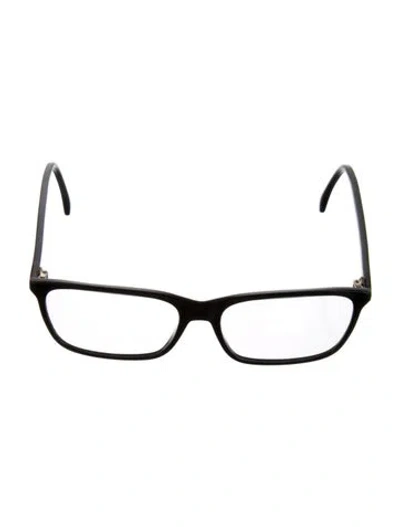Pre-owned Gucci Square Eyeglasses In Black