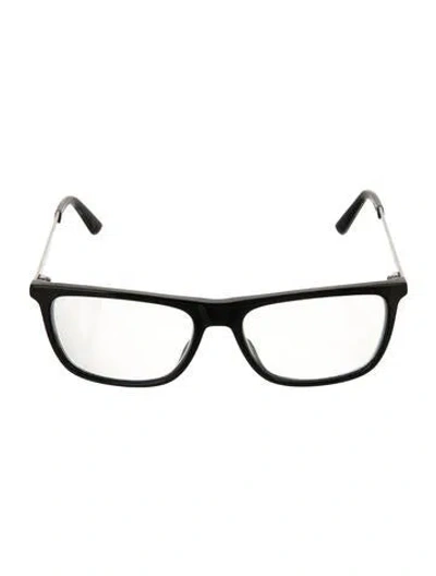 Pre-owned Gucci Square Eyeglasses In Black