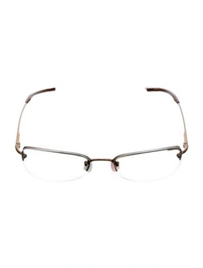 Pre-owned Gucci Square Eyeglasses In Multi