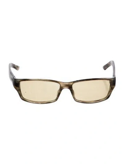 Pre-owned Gucci Square Eyeglasses In Neutral