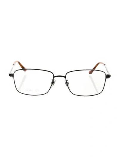 Pre-owned Gucci Square Eyeglasses W/ Tags In Black