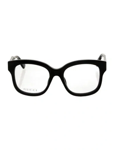 Pre-owned Gucci Square Eyeglasses W/ Tags In Black