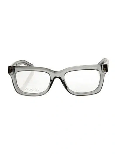 Pre-owned Gucci Square Eyeglasses W/ Tags In Black