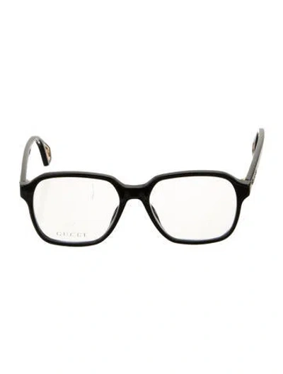 Pre-owned Gucci Square Eyeglasses W/ Tags In Black