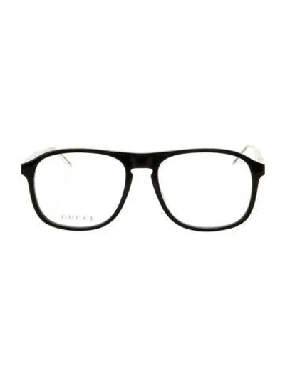 Pre-owned Gucci Square Eyeglasses W/ Tags In Black