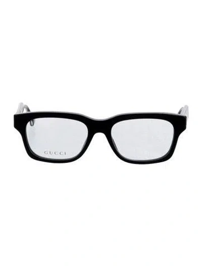 Pre-owned Gucci Square Eyeglasses W/ Tags In Black