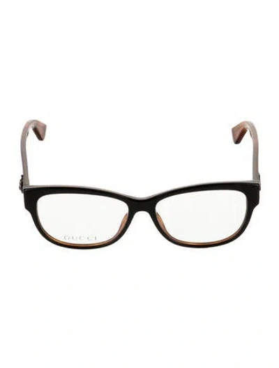 Pre-owned Gucci Square Eyeglasses W/ Tags In Black