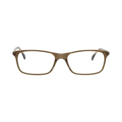 Pre-owned Gucci Square-frame Acetate Optical Frames 'green Transparent' | Men's Size Onesize