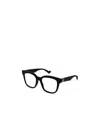 Gucci Square-frame Clear Glasses In Black