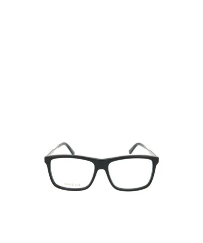 Gucci Square Frame Flat Mirror In Black