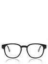 Gucci Square Frame Glasses In 001 Black Green Transpare