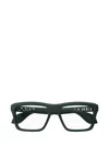 Gucci Square Frame Glasses In 003 Green Green Transpare