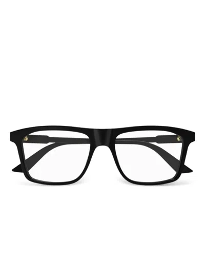 Gucci Square-frame Glasses In 黑色