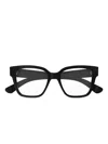 Gucci Brille Mit Eckigem Gestell