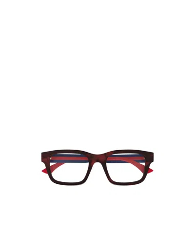 GUCCI GUCCI EYEWEAR SQUARE FRAME GLASSES