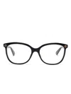 Gucci Square-frame Glasses In Black