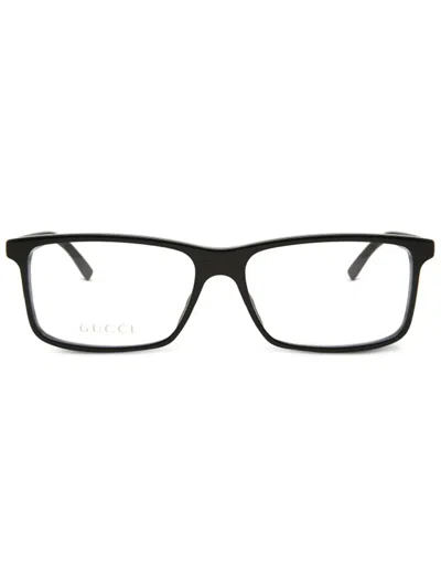 Gucci Square Frame Glasses In Black
