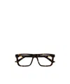 Gucci Demo Rectangular Men's Eyeglasses Gg0006oan 001 55 In Black