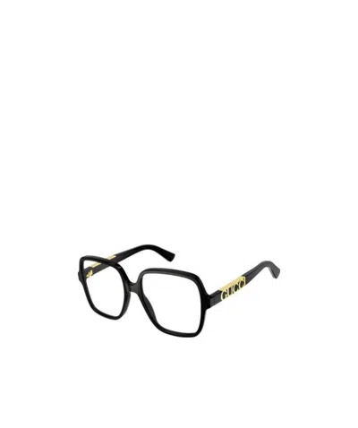 Gucci Square Frame Glasses In Black