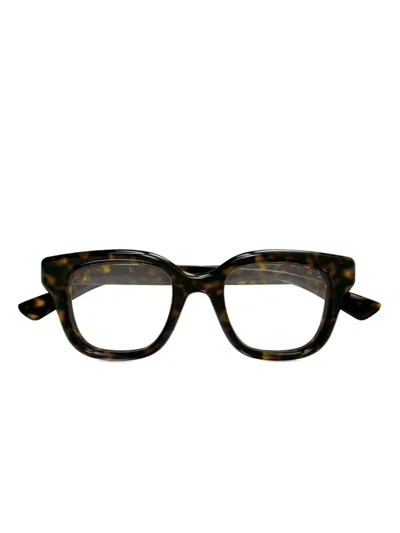 Gucci Square-frame Glasses In Brown