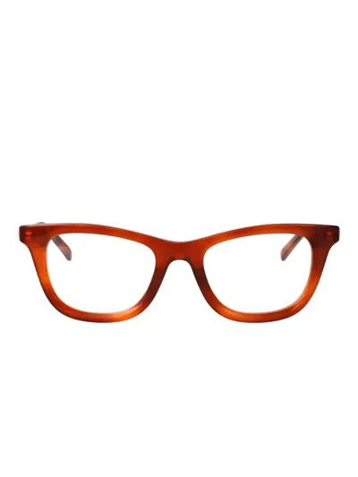 Gucci Square-frame Glasses In Brown