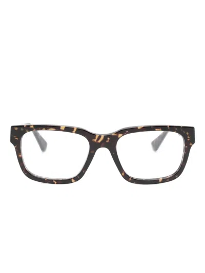 Gucci Square-frame Glasses In Brown